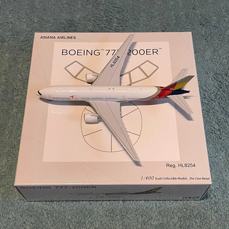 Asiana Airlines Boeing 777-200 HL8254 1:400 NG Models