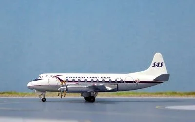 スカンジナビア航空 Vickers Viscount 700 LN-FOI