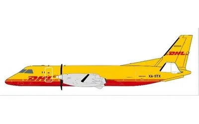 DHL Saab 340F XA-STX 1:400 JC Wings