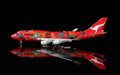 Qantas Airways Boeing 747-400 VH-OEJ 1:400 HX Models