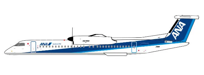 All Nippon Airways (ANA) De Havilland Canada DHC-8-400 / Q400 JA852A 1:400 JC Wings
