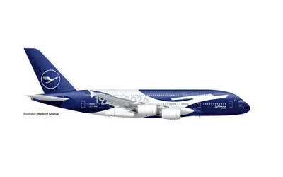 ルフトハンザ航空 エアバス A380-800 D-AIMH