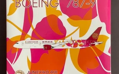 Juneyao Airlines Boeing 787-9 B-20D1 1:400 Phoenix Models