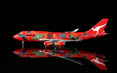 Qantas Airways Boeing 747-400 VH-OJB 1:400 HX Models