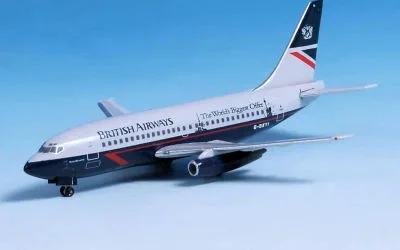 British Airways Boeing 737-200 G-BKYI 1:400 Aeroclassics
