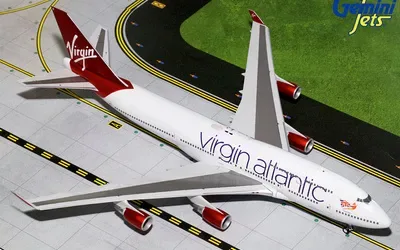 Virgin Atlantic Boeing 747-400 G-VBIG 1:200 GeminiJets