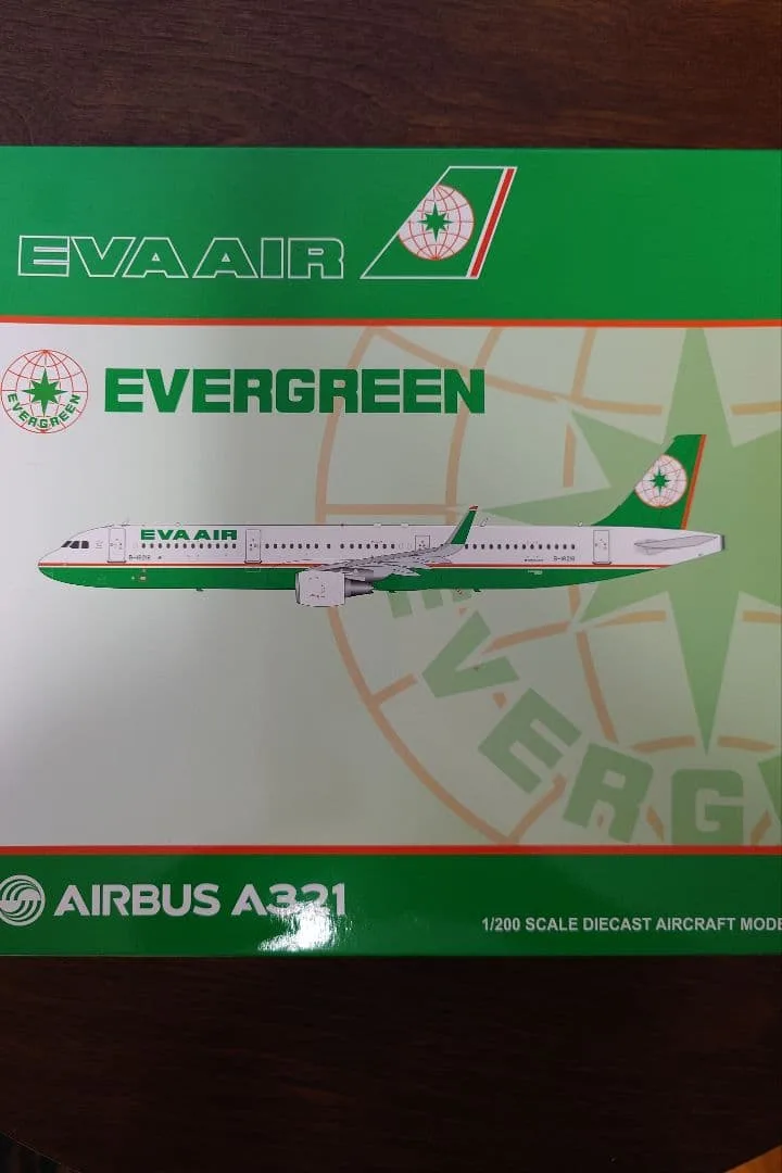 EVA Air Airbus A321 w/ Sharklets B-16212 1:200 JC Wings