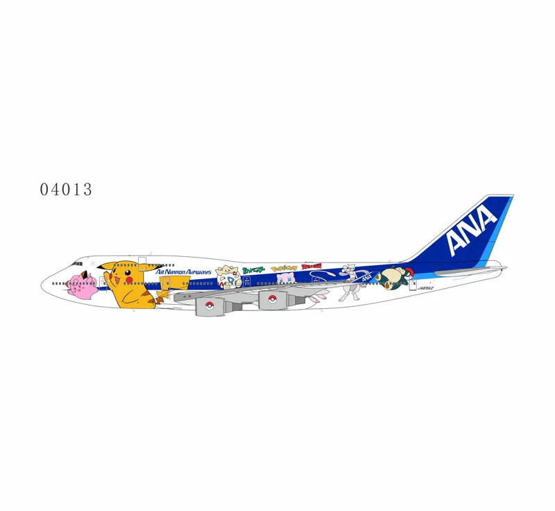 All Nippon Airways (ANA) Boeing 747-400 JA8962 1:400 NG Models