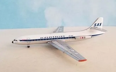 Scandinavian Airlines (SAS) Sud Aviation SE-210 IIICaravelle OY-KRF 1:400 Aeroclassics