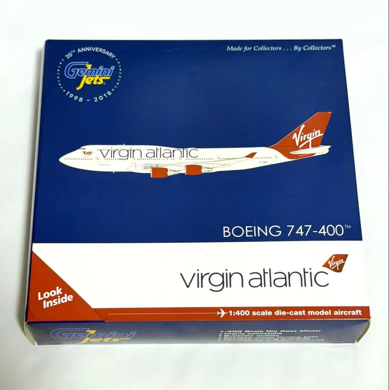 Virgin Atlantic Boeing 747-400 G-VBIG 1:400 GeminiJets