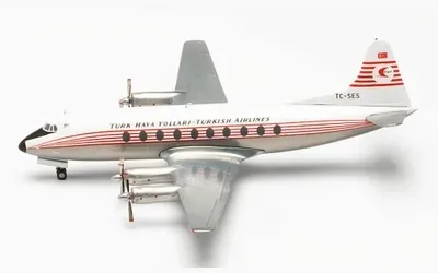 Turkish Airlines Vickers Viscount 700 TC-SES 1:200 Herpa