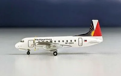 Philippine Airlines Hawker Siddeley HS-748 RP-C1024 1:400 Aeroclassics