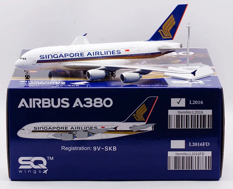 Singapore Airlines Airbus A380-800 9V-SKB 1:200 SQ Wings