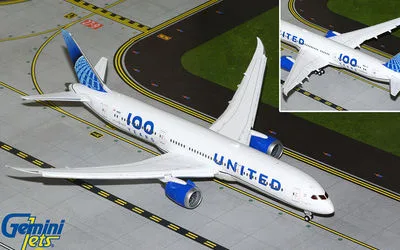 United Airlines Boeing 787-9 N61101 1:200 GeminiJets