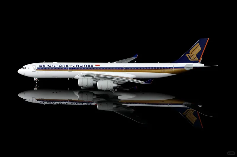 Singapore Airlines Airbus A340-500 9V-SGE 1:200 SQ Wings