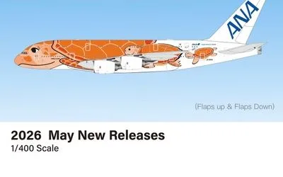 All Nippon Airways (ANA) Airbus A380-800 JA383A 1:400 HX Models