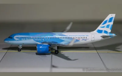 British Airways Airbus A320neo G-TTNA 1:500 Herpa