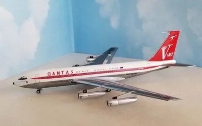 Qantas Airways Boeing 707-120 VH-EBG 1:200 Aeroclassics