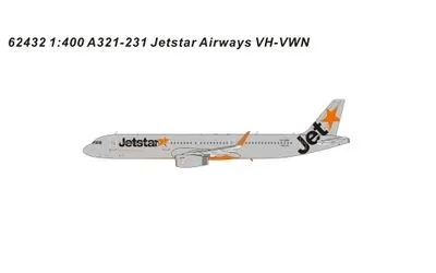 Jetstar Airbus A321 w/ Sharklets VH-VWN 1:400 Panda Model