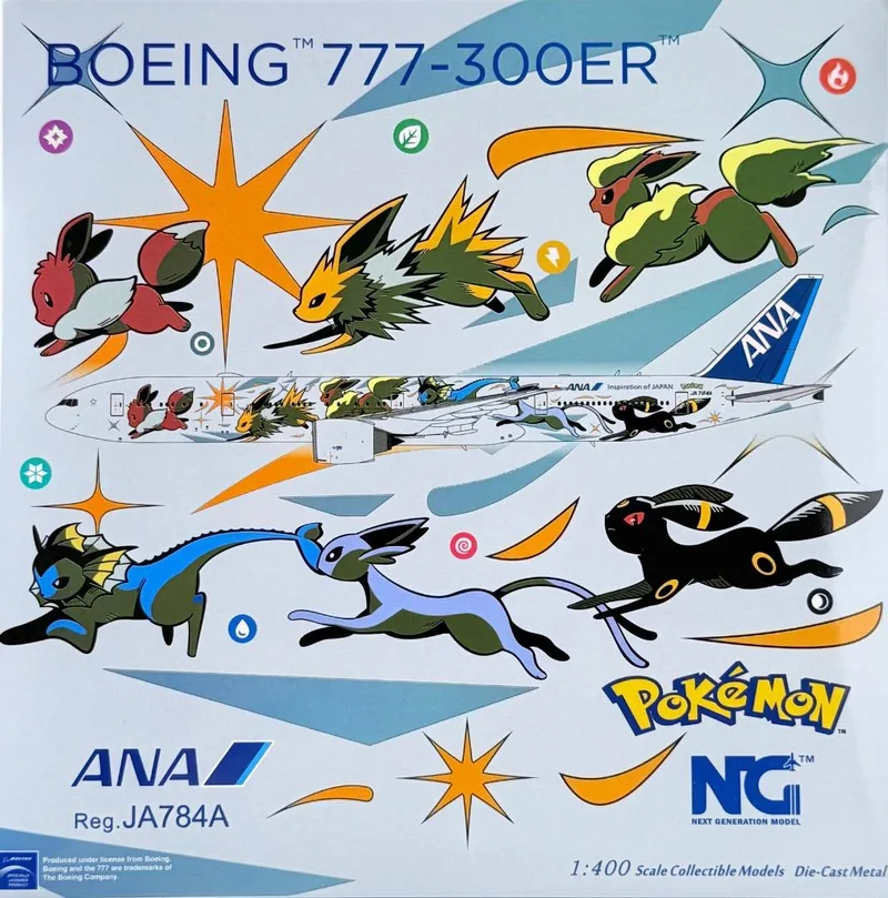 All Nippon Airways (ANA) Boeing 777-300ER JA784A 1:400 NG Models