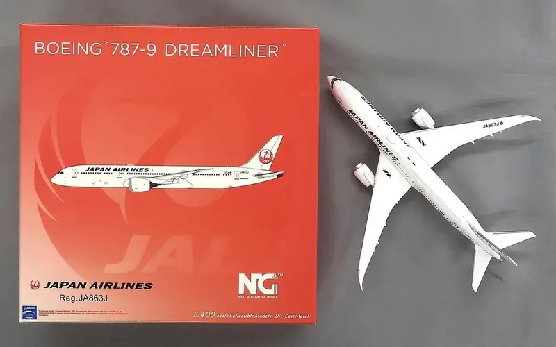 Japan Air Lines (JAL) Boeing 787-9 JA863J 1:400 NG Models