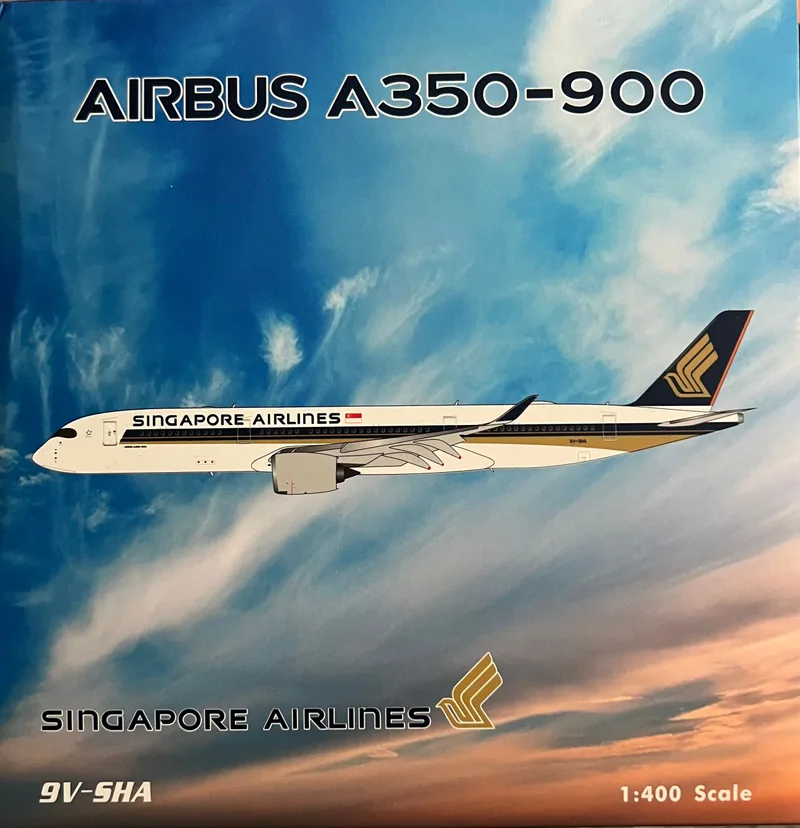 Singapore Airlines Airbus A350-900 9V-SHA 1:400 Phoenix Models