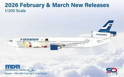 Finnair McDonnell Douglas MD-11 OH-LGF 1:200 SQ Wings