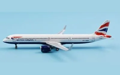 British Airways Airbus A321neo G-NEOP 1:400 Panda Model