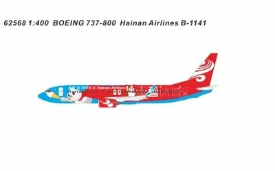 Hainan Airlines Boeing 737-800 w/ Winglets B-1141 1:400 Panda Model