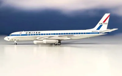 United Airlines Douglas DC-8-10 N8002U 1:200 Aeroclassics