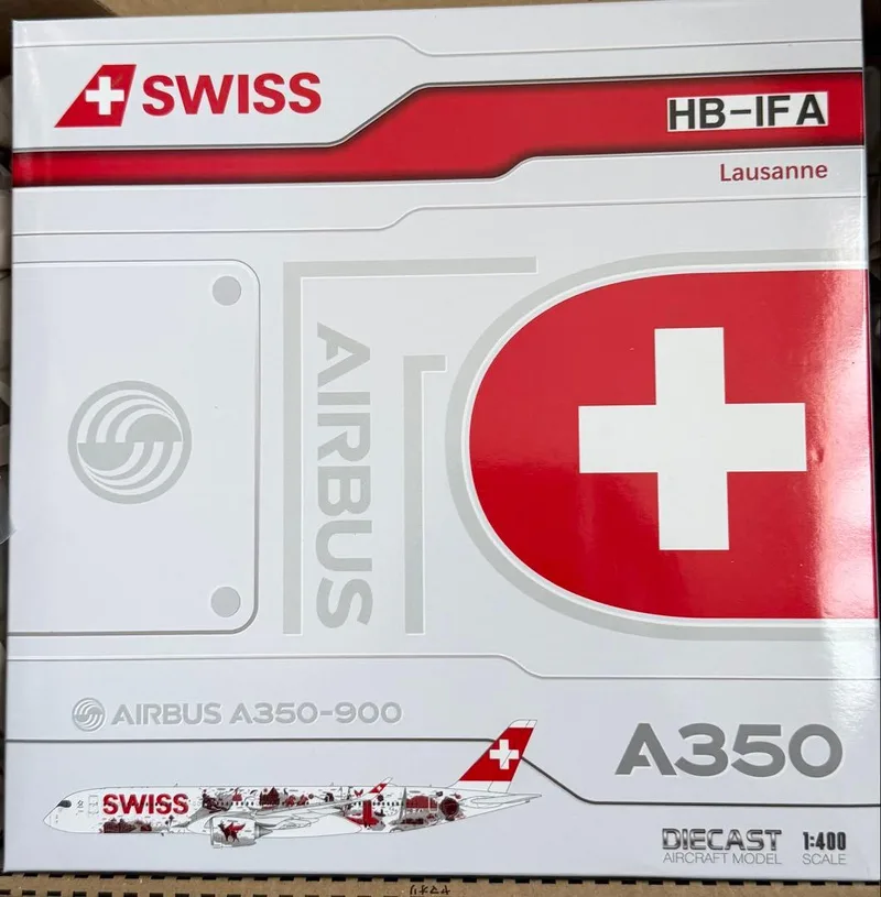 Swiss International Air Lines Airbus A350-900 HB-IFA 1:400 JC Wings