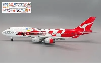 Qantas Airways Boeing 747-400 VH-OJC 1:400 HX Models