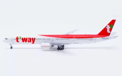 T'way Air Boeing 777-300ER HL8706 1:400 JC Wings