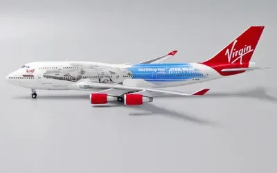 Virgin Atlantic Boeing 747-400 G-VLIP 1:400 JC Wings