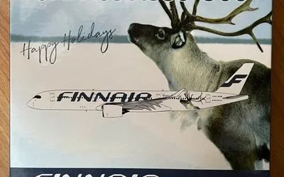 Finnair Airbus A350-900 OH-LWD 1:400 Phoenix Models